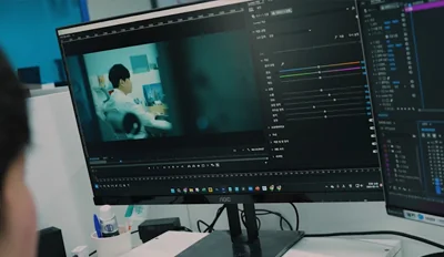 영상 색을 맞추는 팀원